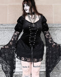 Fallen mini dress
